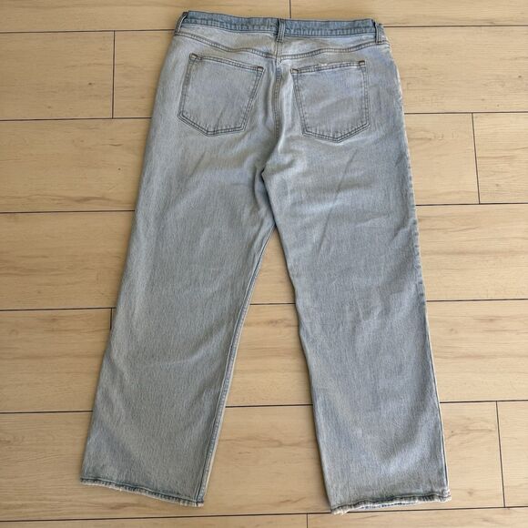 Abercrombie&Fitch Jeans Women 33/16 Short 90s Relaxed Jeans High Rise Light Wash - Picture 8 of 12